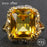 925 Sterling Silver Citrine Gemstone Ring