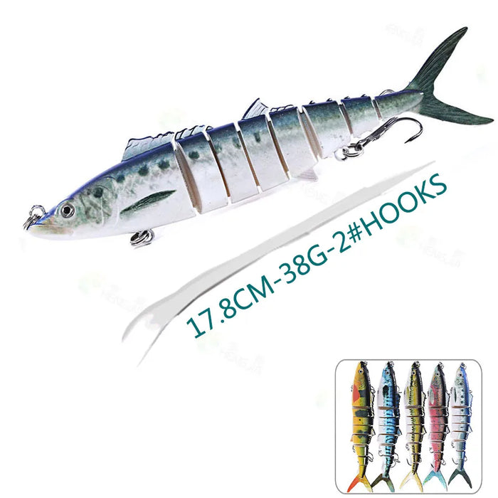 8-Segment Jointed Floating Lure