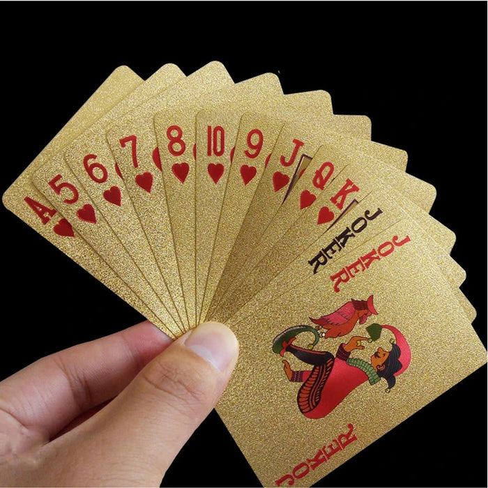 24K Gold Foil Playing Cards