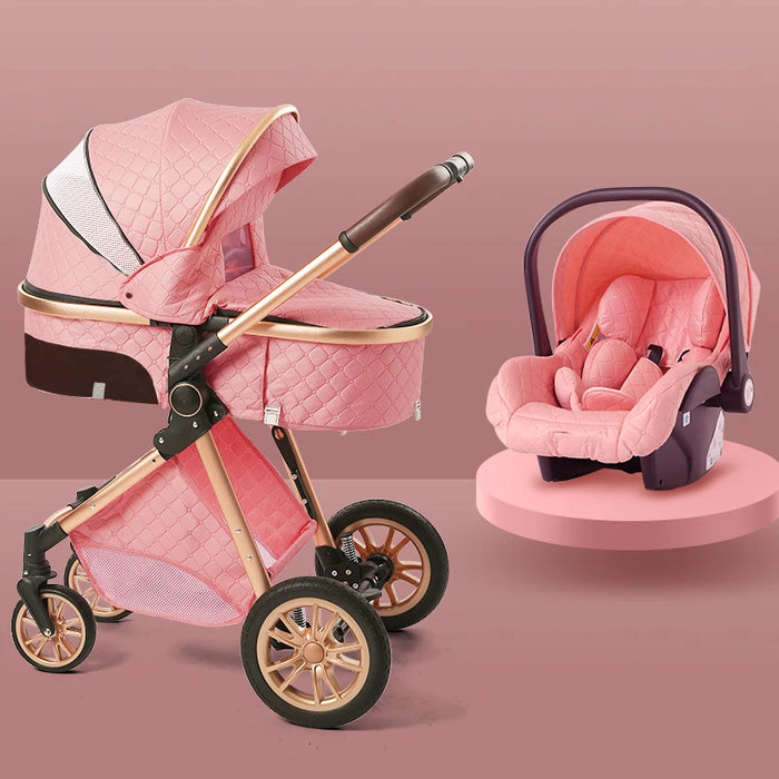 3 in 1 Luxury Baby Stroller